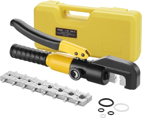 Hydraulic Crimping Tool with 9 Hex Dies